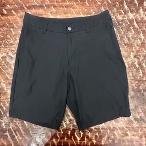 Lululemon Commission Shorts 9” Black Size 30 Classic Fit ABC Casual Menswear